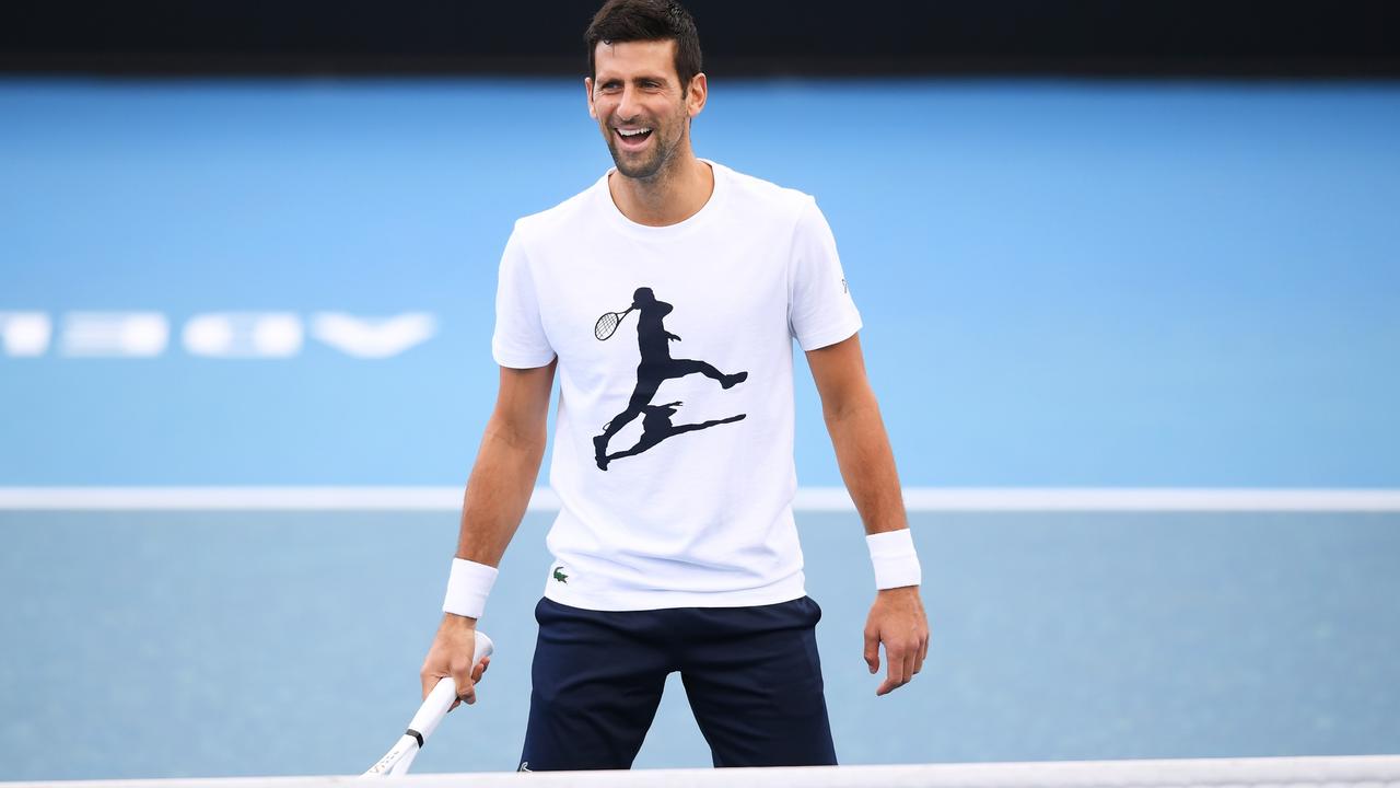 Novak Djokovic allows training to be observed as investigations continue, Novak Djokovic