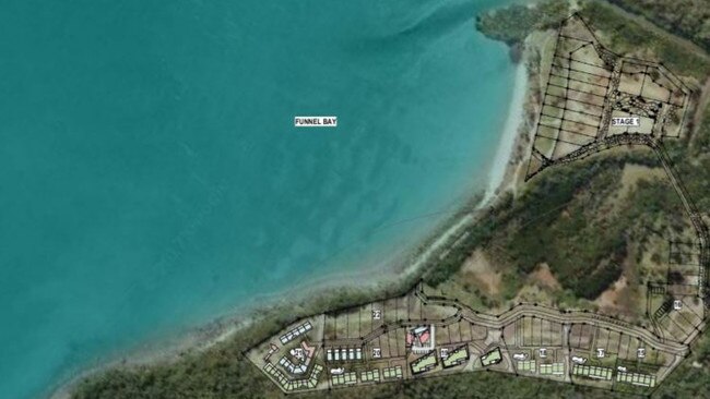 Proposed plan for a tourist facility at Funnel Bay. Photo: Funnel Bay Whitsundays