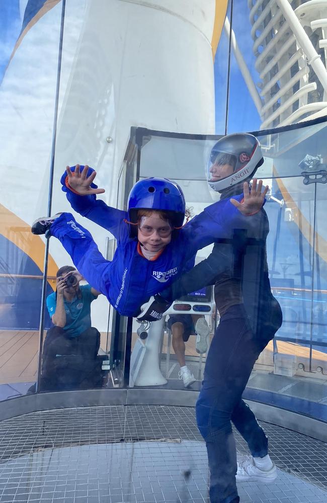 The signature RipCord by iFly skydiving experience was a huge hit with my nine-year-old.