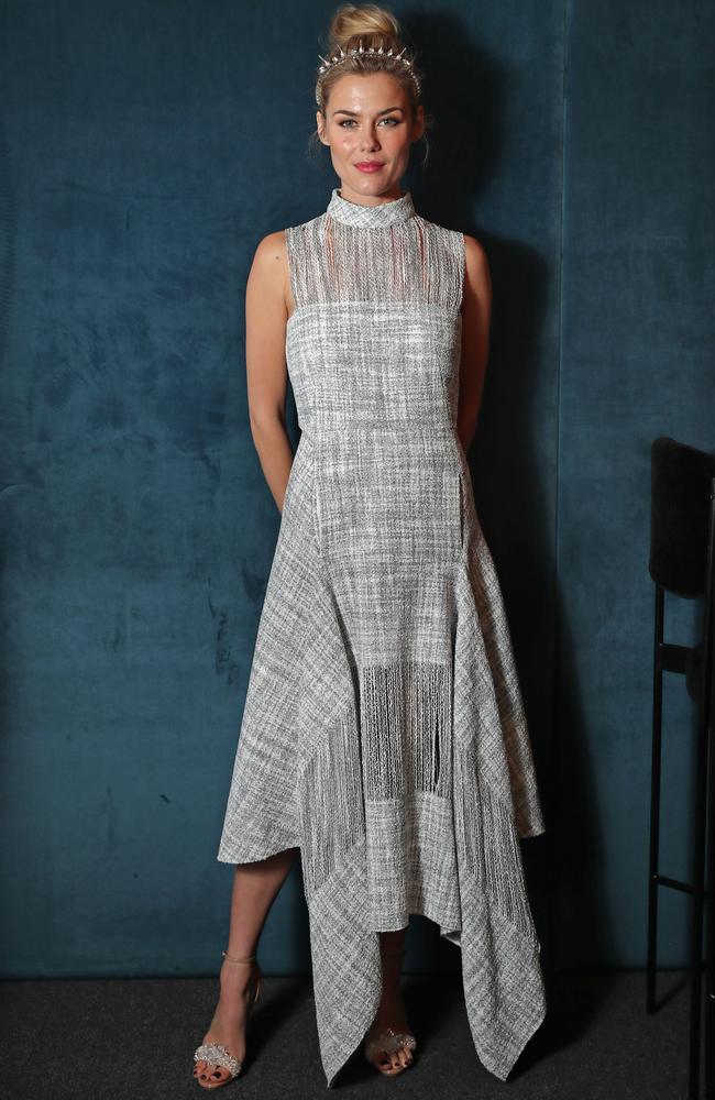 Rachael Taylor at the Caulfield Cup. Picture: Alex Coppel.