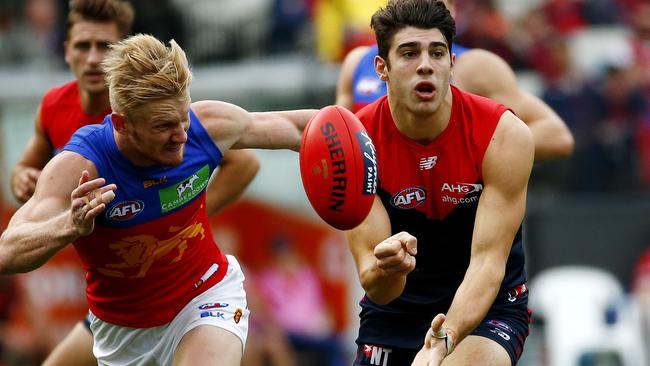 Christian Petracca is delivering on the hype. Picture: Colleen Petch