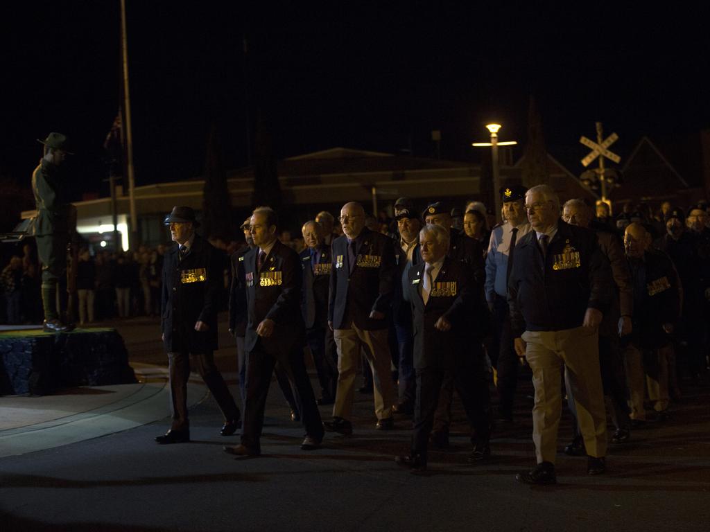 Ulverstone Dawn Service. PICTURE CHRIS KIDD