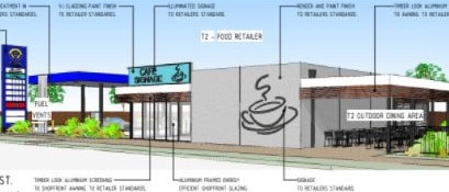 GREEN LIGHT: A material change of use application for (Service &amp; Food and Drink Outlet) &amp; OW (Advertising Devices) has been approved by the Bundaberg Regional Council at 164, 166 and 168 Churchill St, Childers. Designs by Verve.