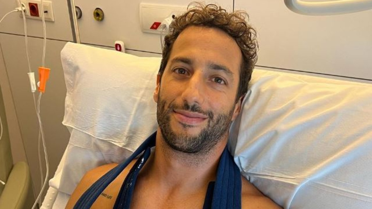Daniel Ricciardo with an update on Instagram.
