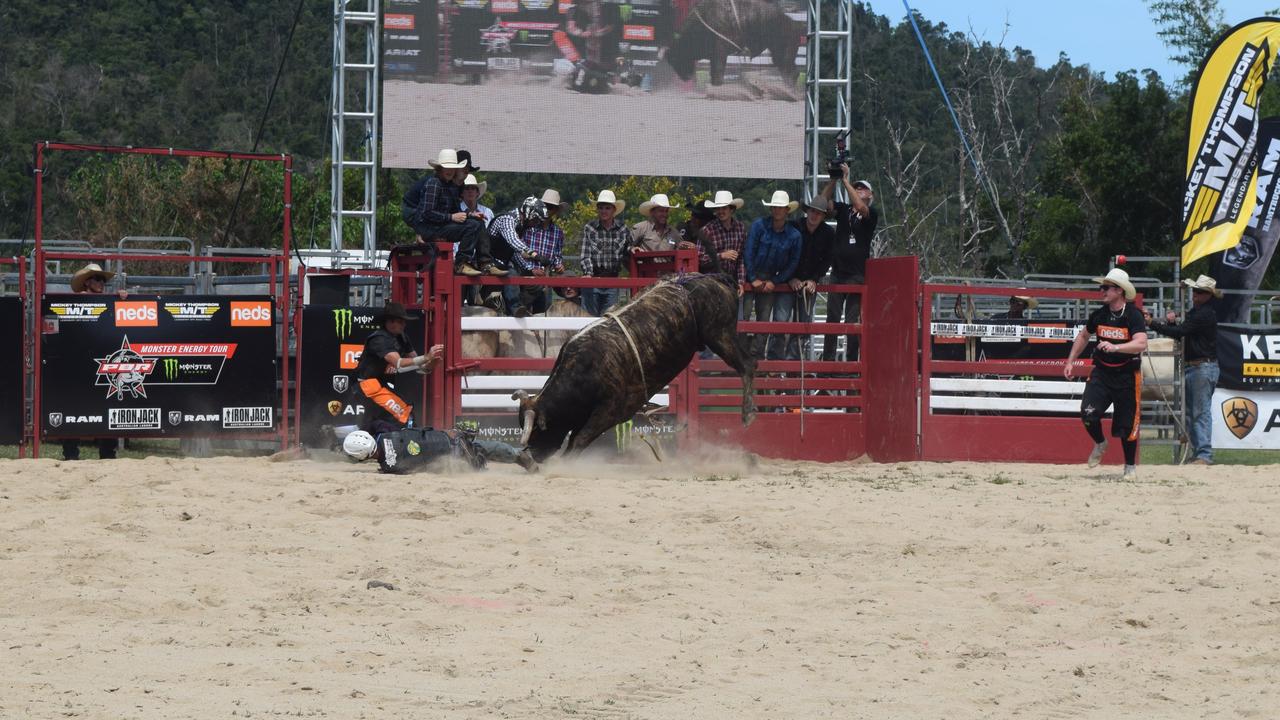 Brody Woodard at the PBR Airlie Beach Invitational. Picture: Laura Thomas