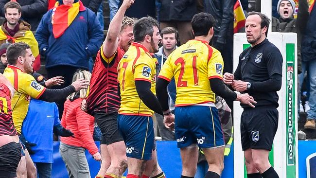 World Rugby are investigating why a Romanian referee was given the whistle for a World Cup qualifying match which would impact his home country.