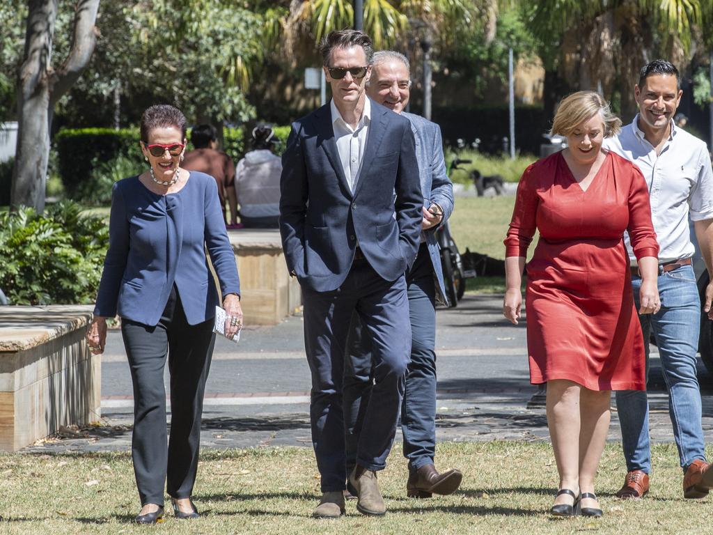 Chris Minns announced in 2023 he would convert half of Moore Park Golf Course into public parkland, a plan championed by Clover Moore. Picture: NCA NewsWire / Monique Harmer