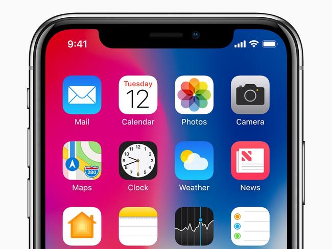 Apple's iPhone X, due for release on November 3, will feature face-scanning security and no home button.