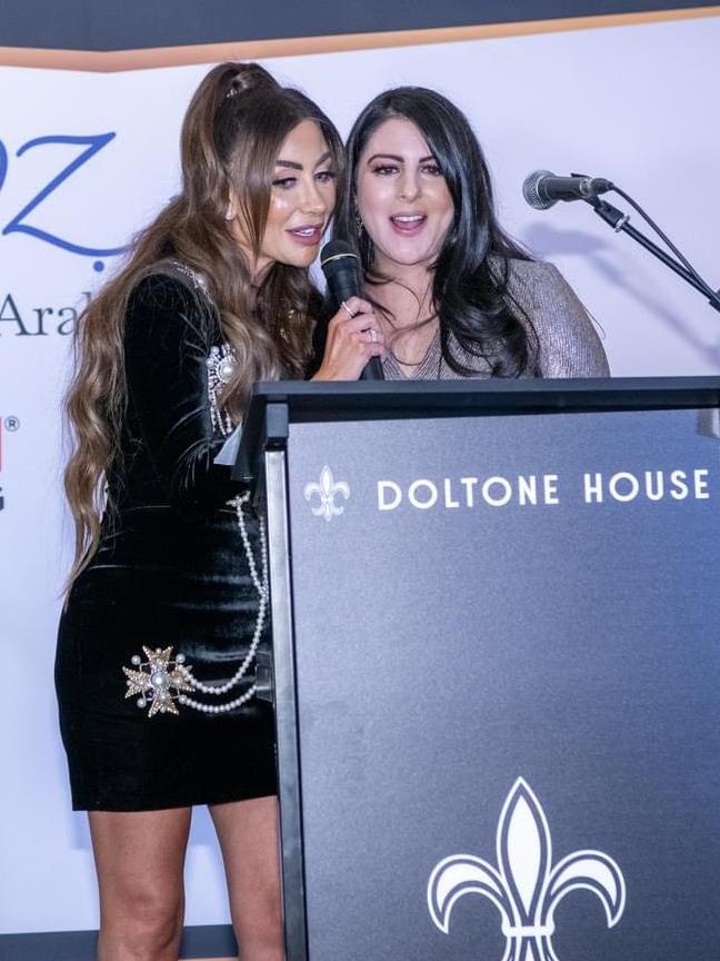 Nissy Nassif, estranged wife of property developer Jean Nassif, at a charity event in June. Picture: Supplied