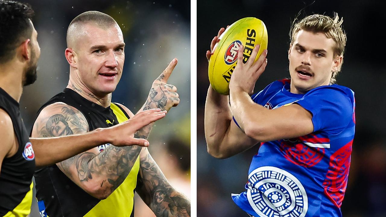 Dustin Martin and Bailey Smith.