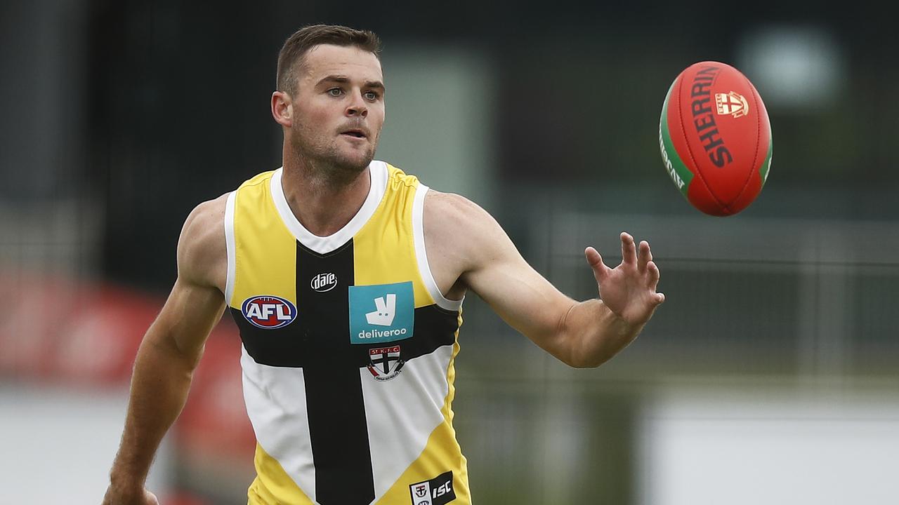 The St Kilda midfield will be bolsted by gun recruit Brad Crouch. Picture: Daniel Pockett/Getty Images