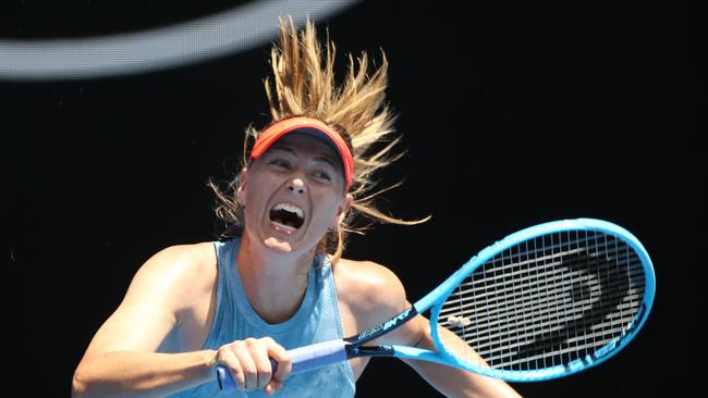 Sharapova was full of praise for her Australian opponent. Picture: Michael Klein