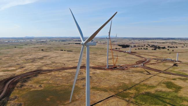 Tilt Renewables' Dundonnell wind farm under construction. Picture: Supplied