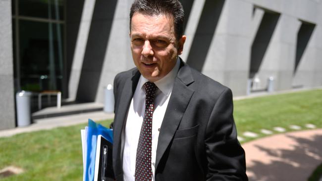 Senator Nick Xenophon said he was prepared to revisit the package put to the Senate but could not support the majority of the $8 billion in welfare cuts. Picture: AAP