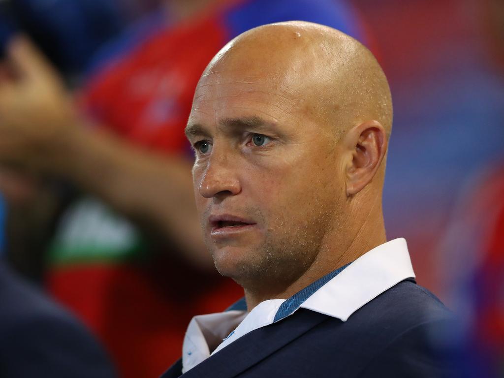 Nathan Brown was sacked as Knights coach last year but joined the Warriors as a consultant.