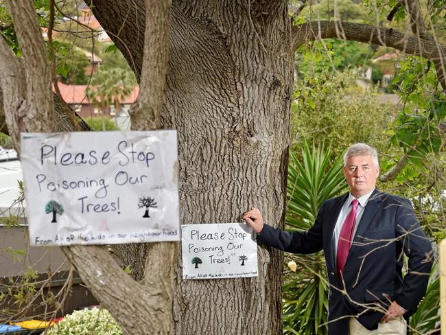 Cr Roy Bendall is supporting the campaign by local children. Picture: AAP IMAGE / Troy Snook