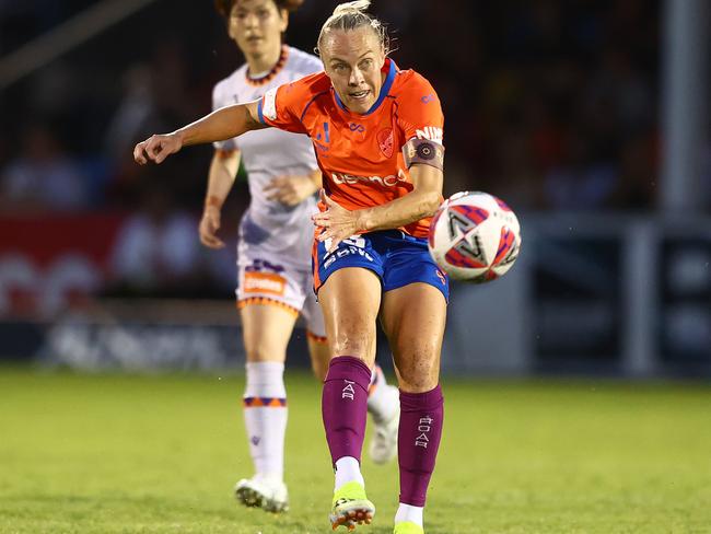 Tameka Yallop in action for the Brisbane Roar. Picture: Chris Hyde/Getty Images