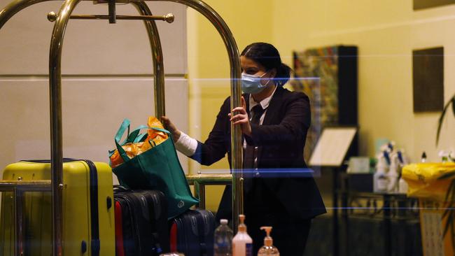 In the quarantine hotels, there have been complaints about a lack of training and oversight of work done for returning travellers. Picture: Getty Images