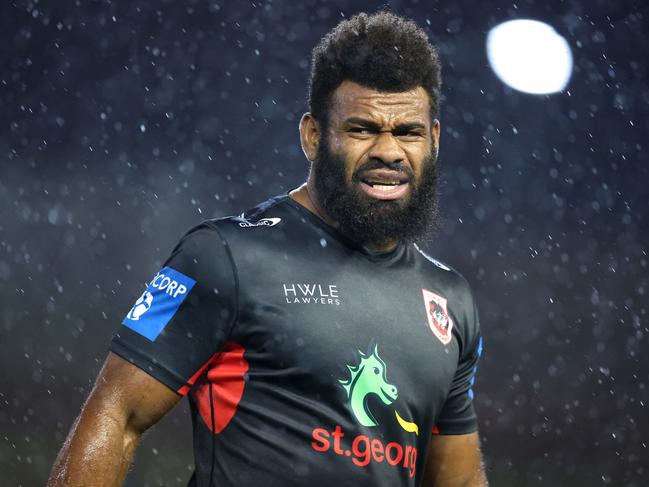 Mikaele Ravalawa will re-join the Dragons in 2026 after a stint with South Sydney. Picture: Getty Images