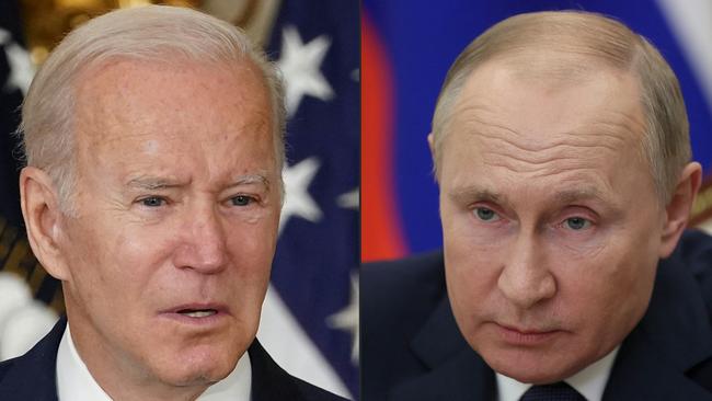 US President Joe Biden and Russian President Vladimir Putin.