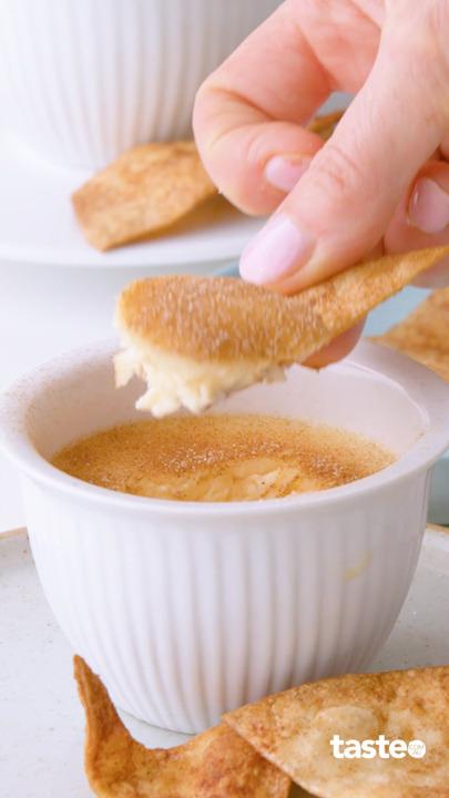 Air fryer sweet egg custards