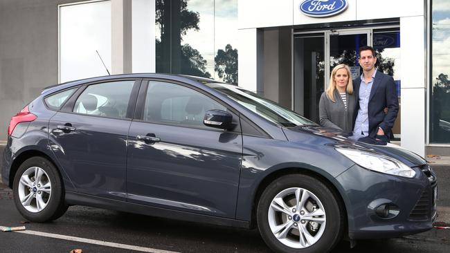 Paul and Vicki Letcher are taking on Ford over their dodgy vehicle. Picture: David Crosling