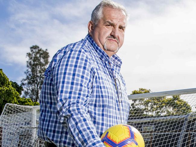 Football Gold Coast General Manger Damien Bresic and Gold Coast Magic United President Adem Poric talking  about the crushing impacts of Coronavirus on sports clubs and the Palaszczuk Labor GovernmentÃs confusing messages on restrictions at weekend sport.  Picture: Jerad Williams