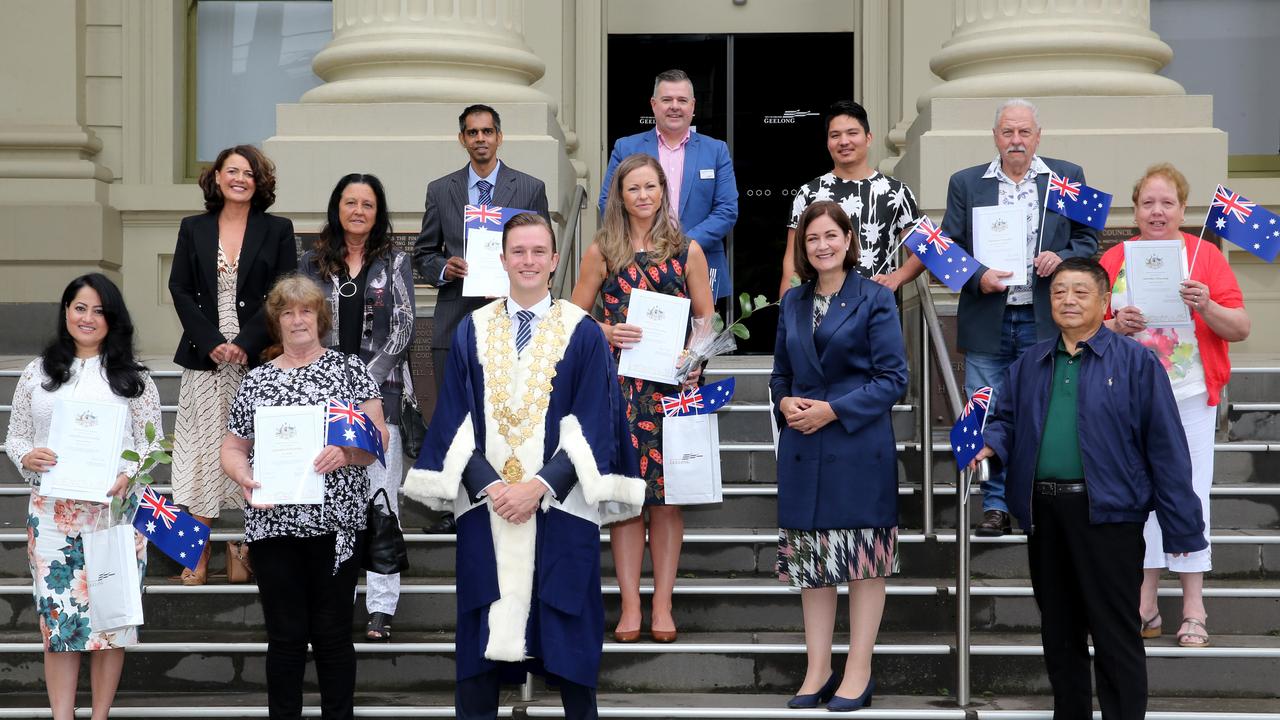 The City of Greater Geelong no longer holds citizenship ceremonies on January 26, nor does any other council in the region. Picture: Mike Dugdale