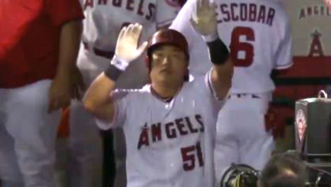 Angels' Ji-Man Choi was prepared for silent treatment after his first