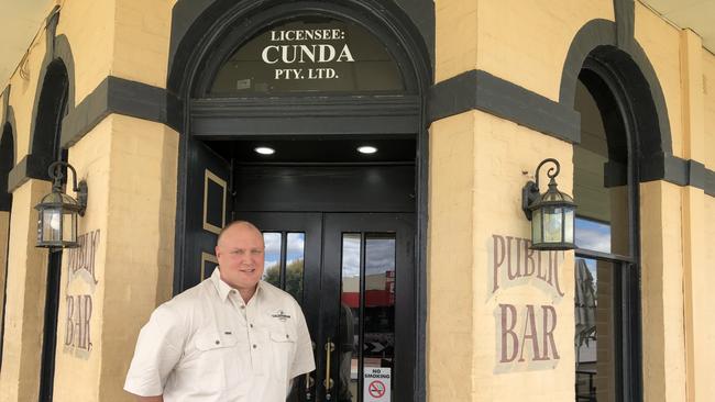 David Cunningham, owner of The Caledonian Hotel, Echuca.