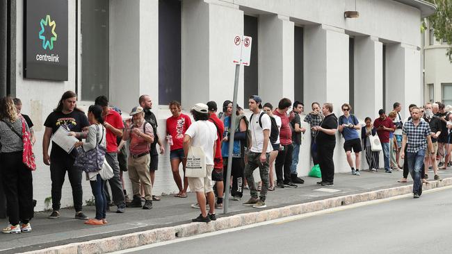 One in 10 Australians have been left looking for work amid the coronavirus outbreak. Picture: Liam Kidston.