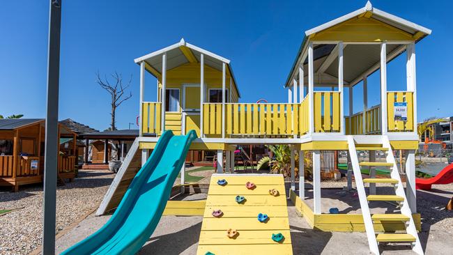 Bright yellow for those Emma Wiggle obsessed kids. Picture: Aarons Outdoor Living at Strathpine.