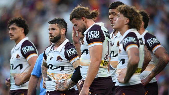 It’s time for the Brisbane playing roster to take ownership of their results. Picture: Getty Images
