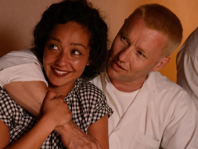 Ruth Negga and Joel Edgerton in the film Loving