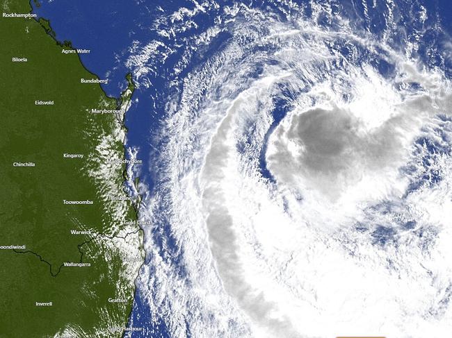 Tropical Cyclone Alfred.