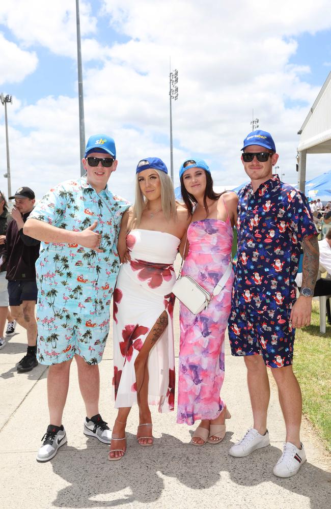 Tamarah Batea, Callum Heriot, Emma Ingamells and Joey Hammill at the Pakenham Cup. Picture: Brendan Beckett