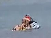 Swimmers were rescued on jetskis. Picture: Supplied