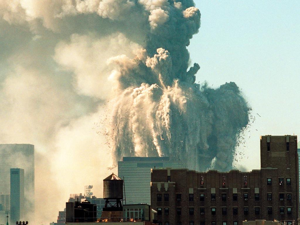 The World Trade Centre collapses on September 11, 2001. Picture: Alamy