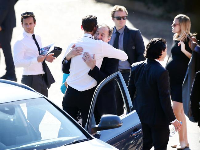 Mourners at the funeral service for Annabelle Deall Picture: Peter Clark