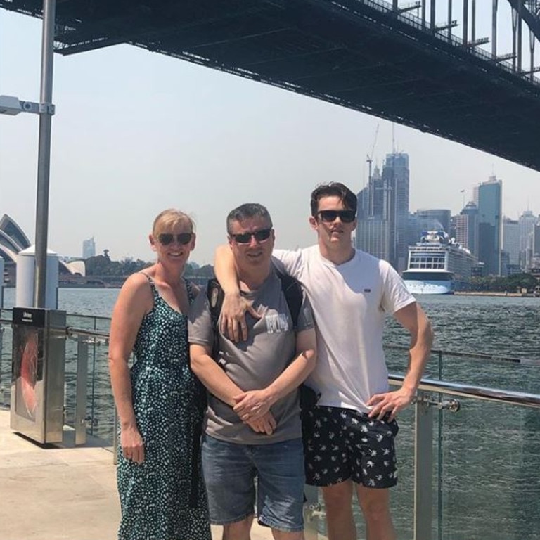 Kristine, Anthony and Jesse Langford. Picture: Instagram/@krissyl73