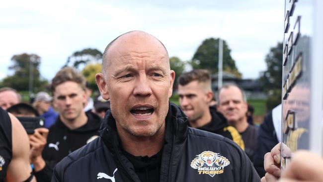 Balwyn coach Brenton Sanderson. Picture: Davis Harrigan