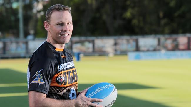 Former Easts Tigers coach Scott Sipple. Picture: Peter Cronin