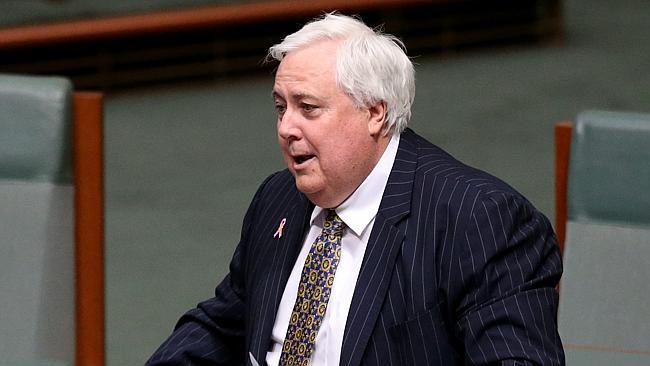 Clive Palmer addresses federal parliament this week. Picture: Ray Strange