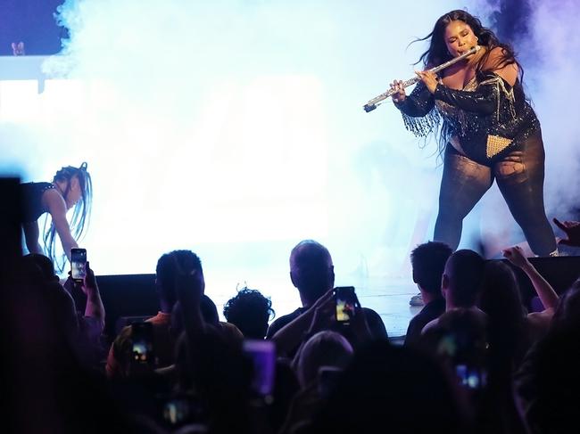 Lizzo and Sasha Flute rock the house. Picture: Prudence Upton/ Supplied