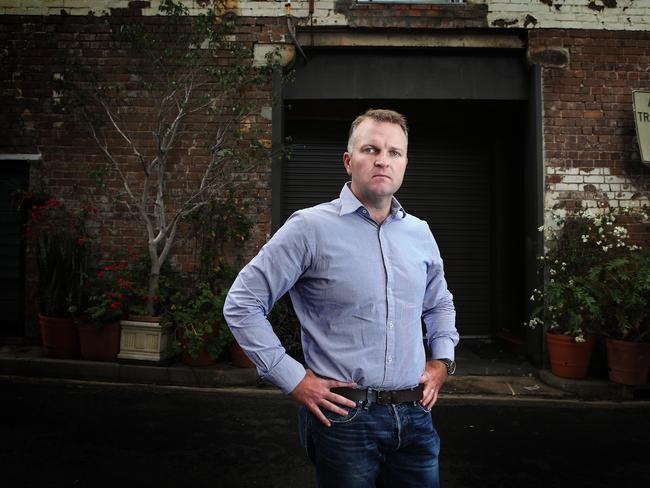 WARNING..NOT TO BE USED WITHOUT SPEAKING TO ANDREW WHITE FIRST..1/6/16: Angus Aitken, talking about stockbroking, alleged sexism and his treatment by Bell Potter, Pictured in Sydney. John Feder/The Australian.