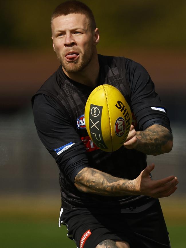 Jordan De Goey says in the end the decision to stay a Magpie wasn’t a difficult one.