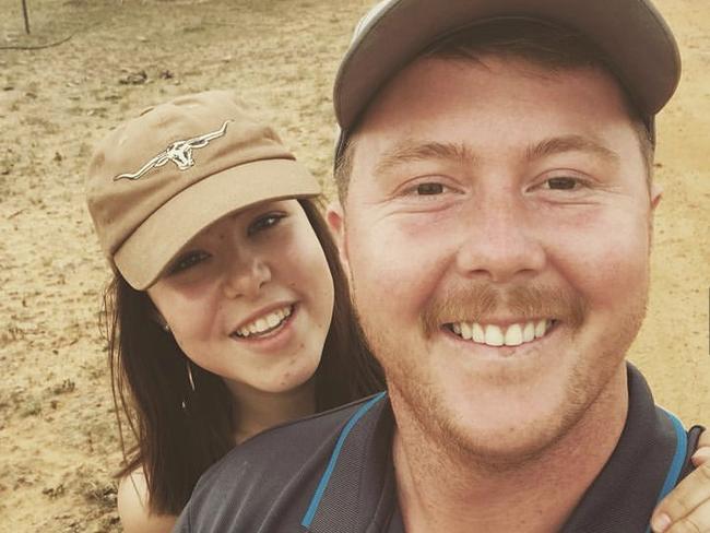 Pregnant nurse Maddie Morris has been granted an exemption allowing her to now visit her husband in hospital.. Picture: Supplied