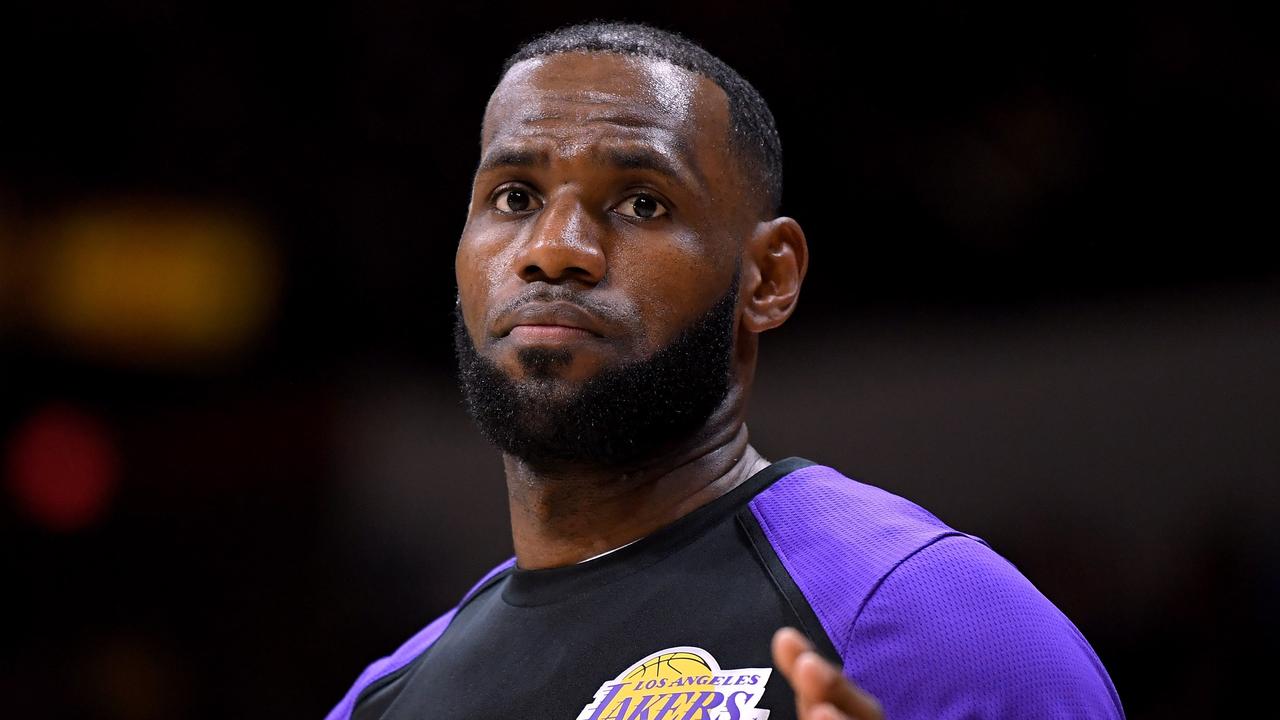 LeBron James was slammed for his statement. Photo: Harry How/Getty Images/AFP