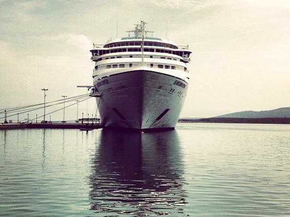 The “Love Boat” is a cruise ship hired from the Seabourn fleet.