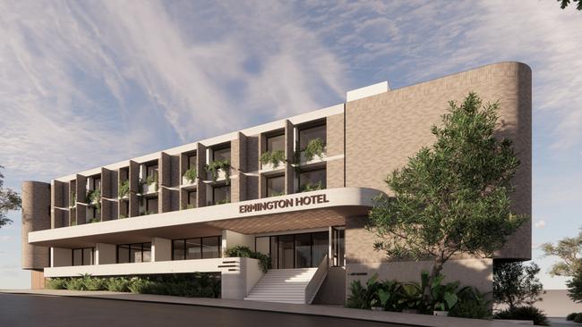 Artist's impressions for the new Ermington Hotel.